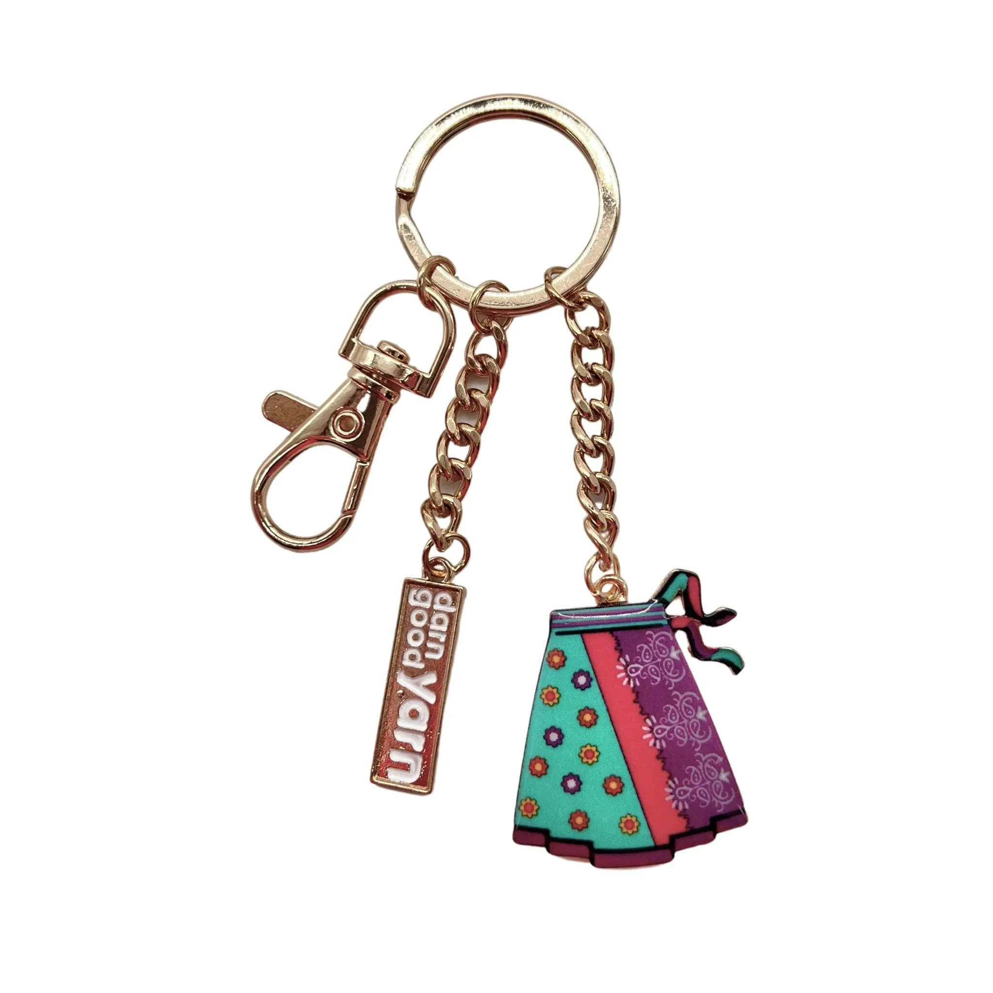 Skirt Enamel Keychains