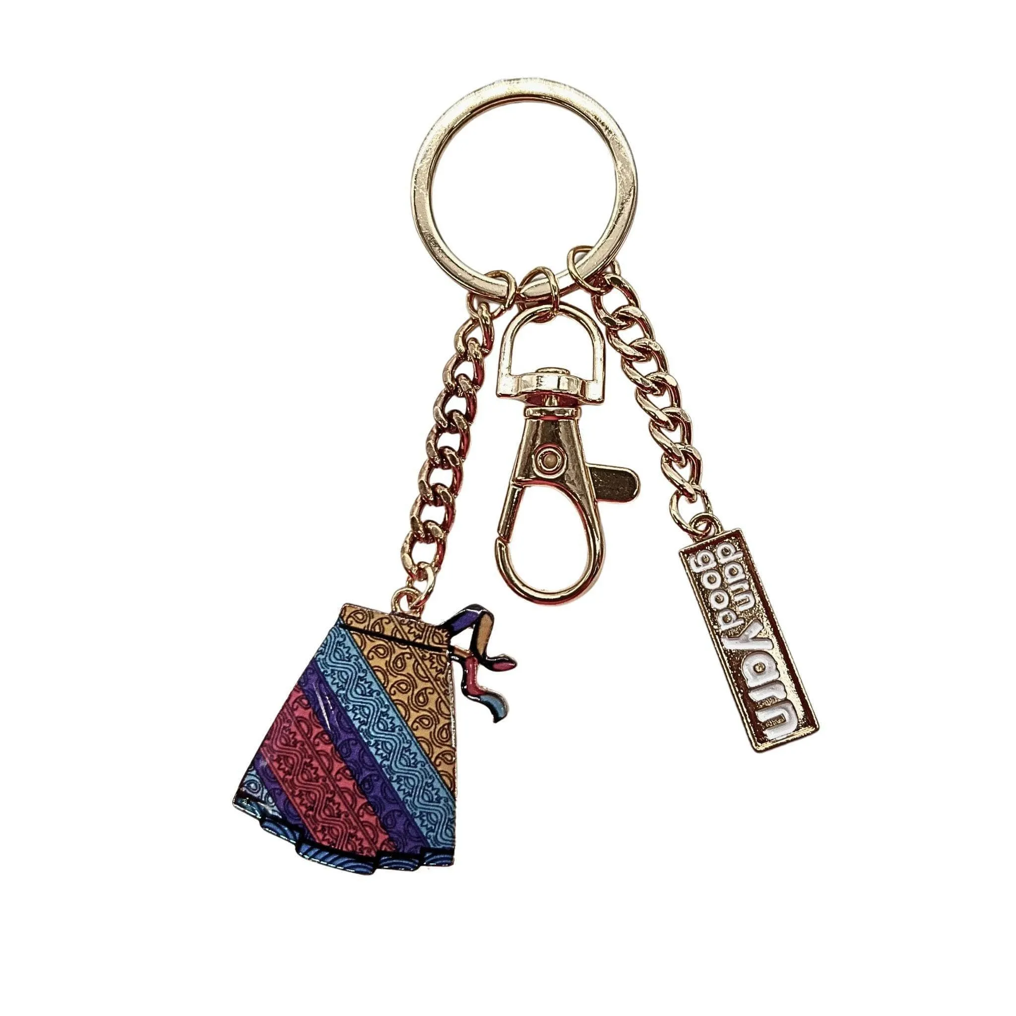 Skirt Enamel Keychains