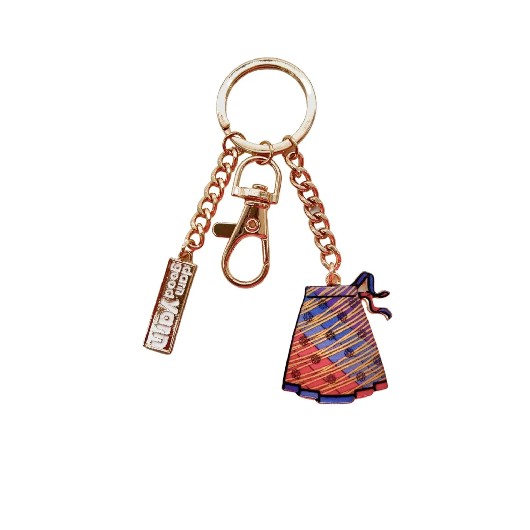 Skirt Enamel Keychains