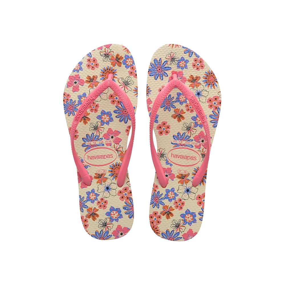 Slim Romance Flip Flops