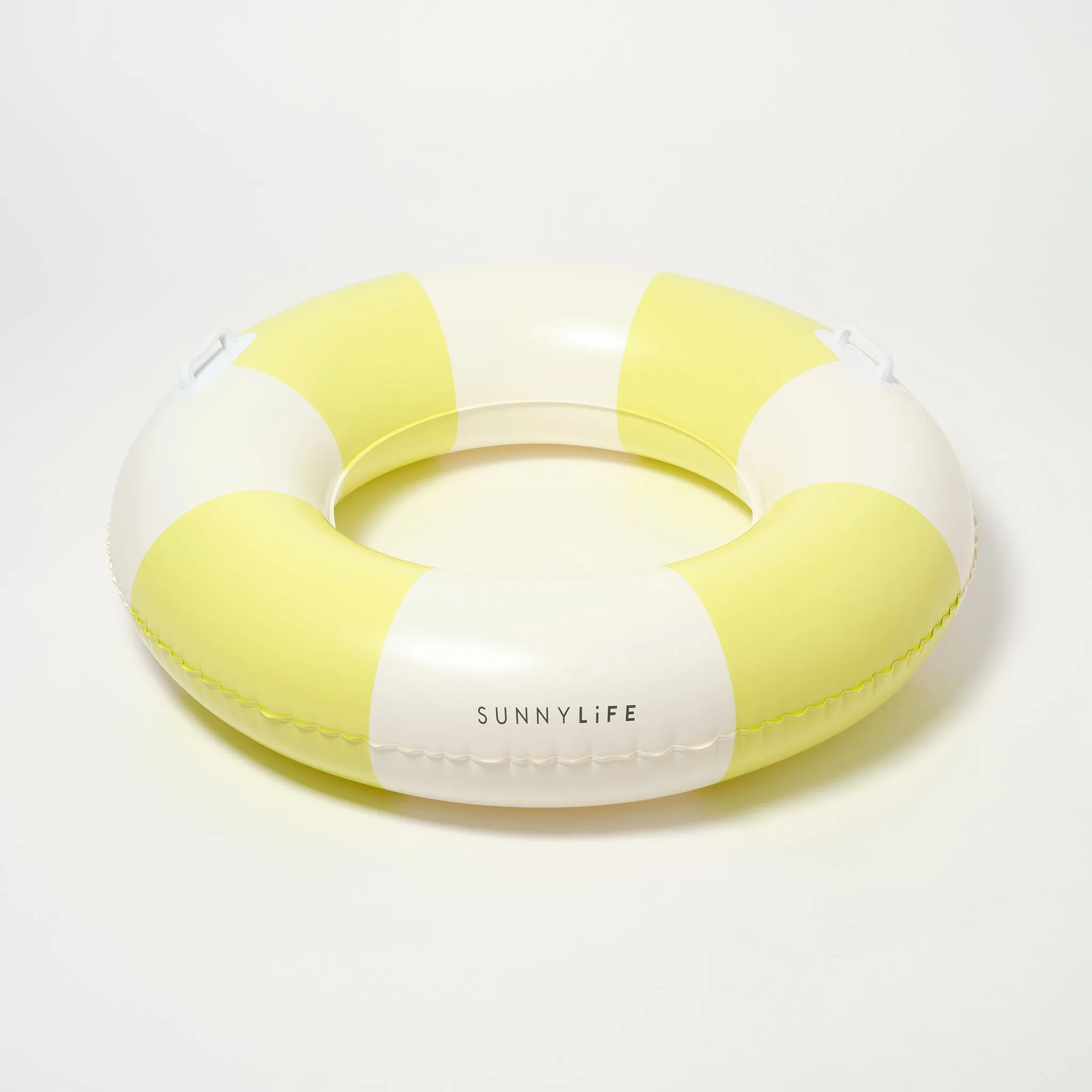 Slim Tube Pool Ring | Tides Out Citrus Stripe