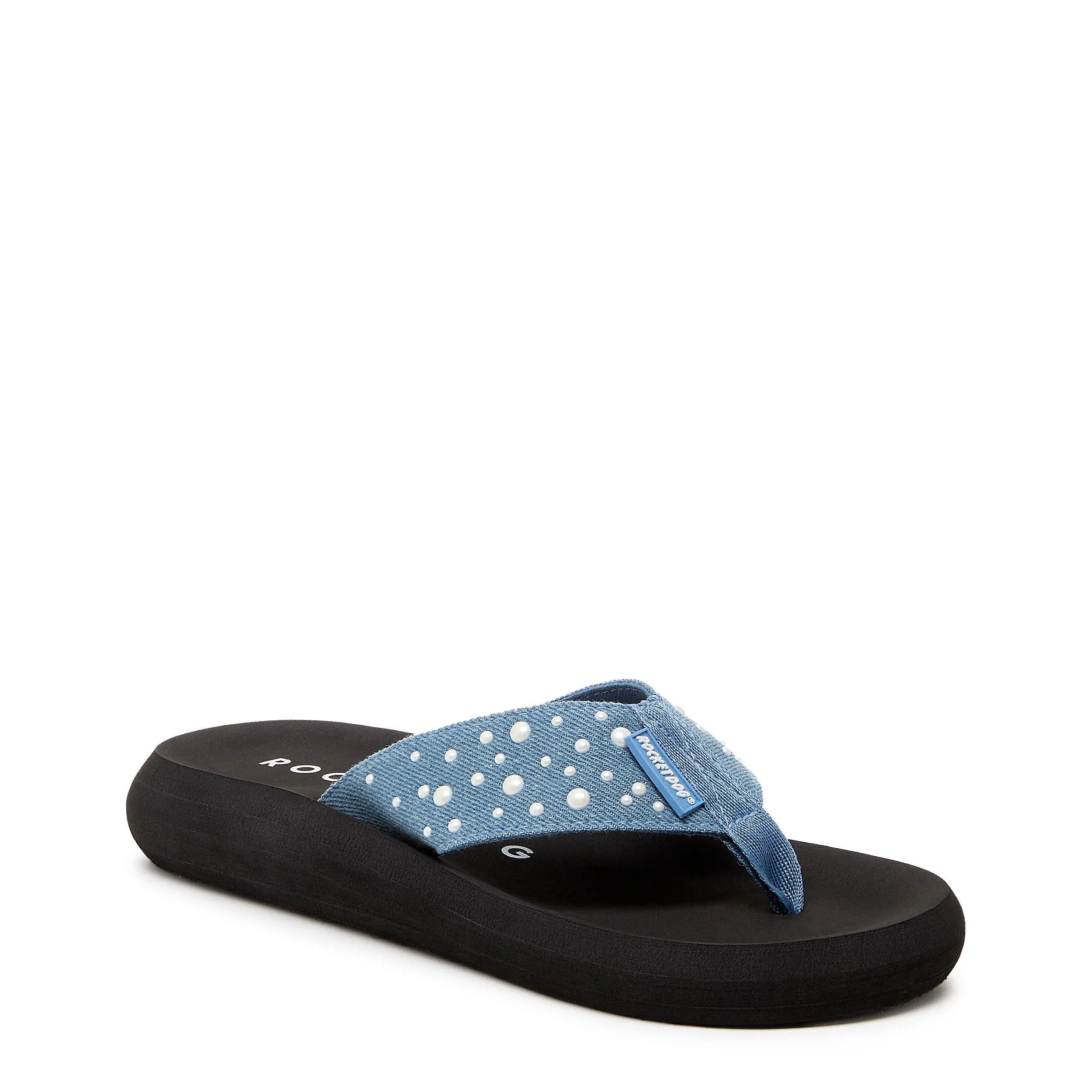 Spotlight Denim Pearl Flip Flop