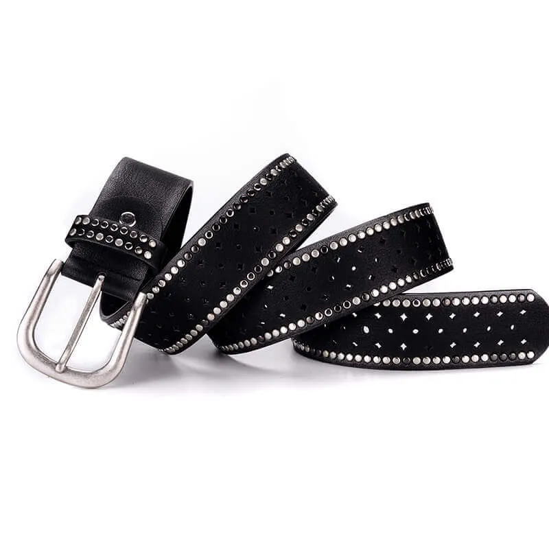 Stylish Women Rivet Belt Hollow Out Wristband-WB7039