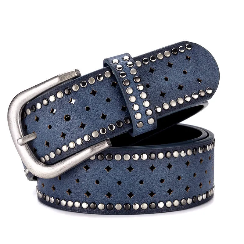 Stylish Women Rivet Belt Hollow Out Wristband-WB7039