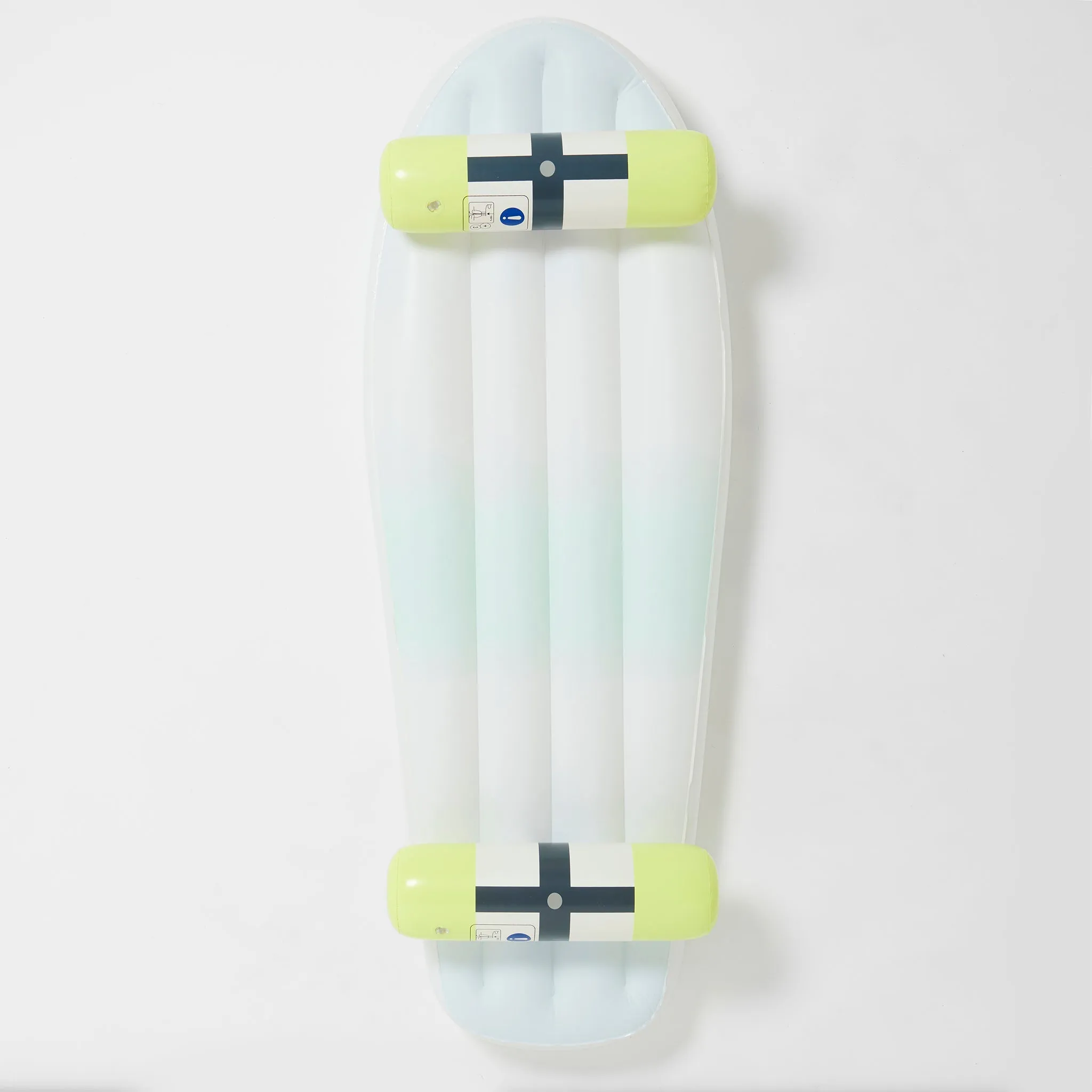 SUNNYLiFE Kids Skateboard Float The Sea Kids Blue-Lime