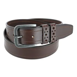 Tallia Men's Perforated Keeper Belt