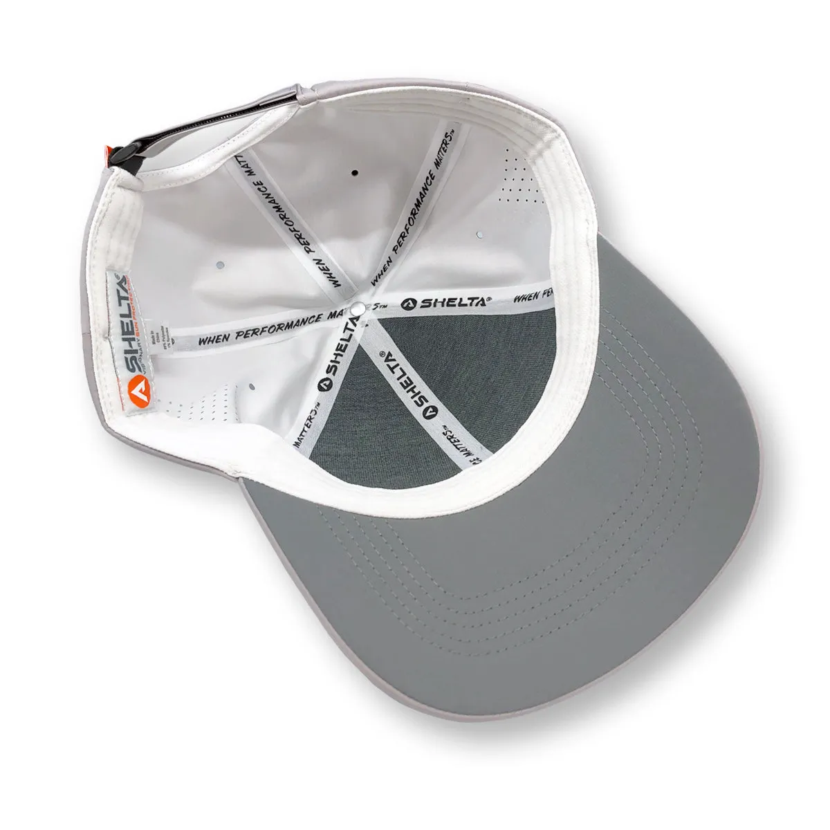 The Shelta V2 Tech Cap in Pale Grey