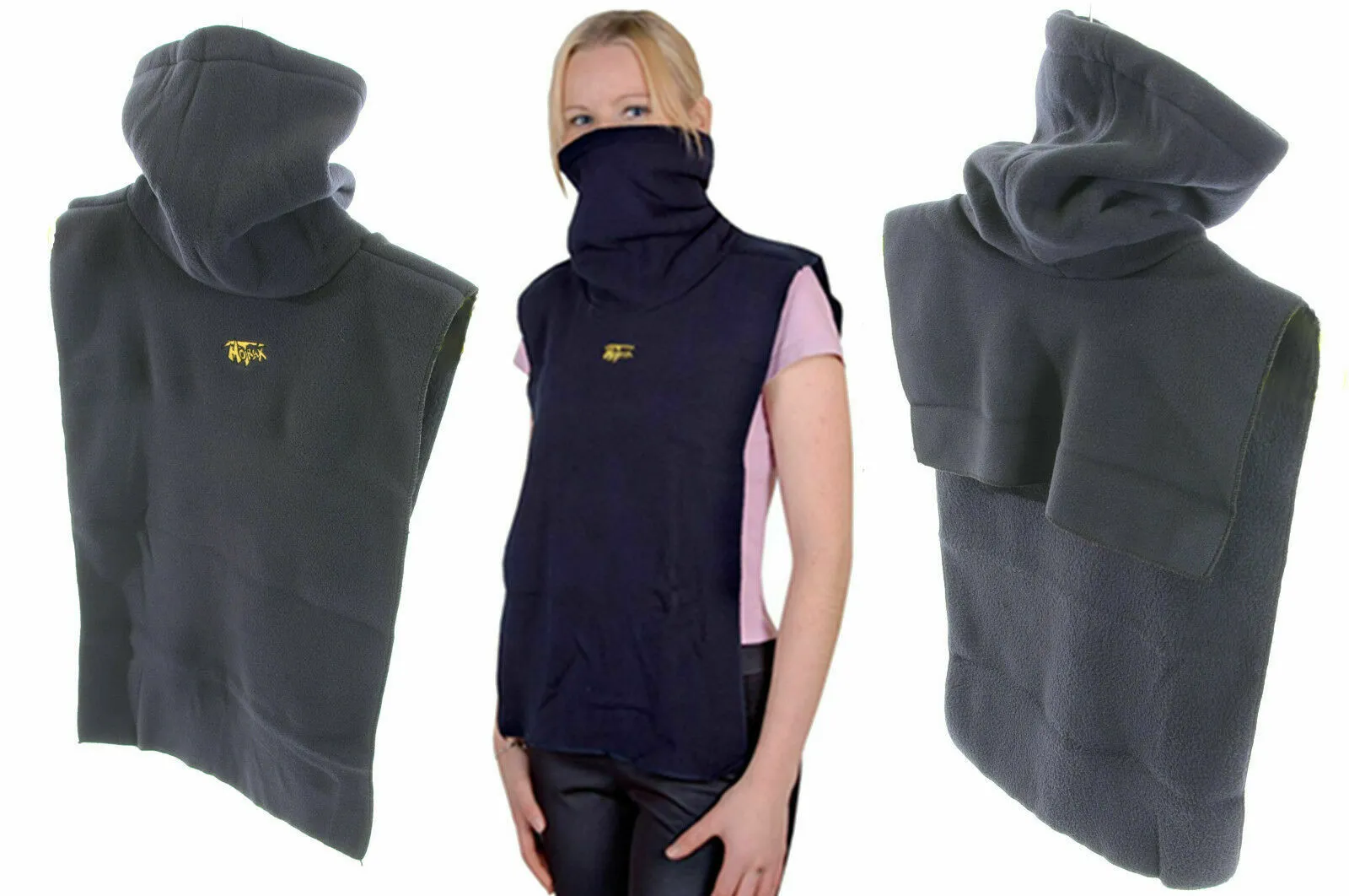 Thermal Insulated Fleece / Gilet With Integrated Neck Gaiter - Medium Size