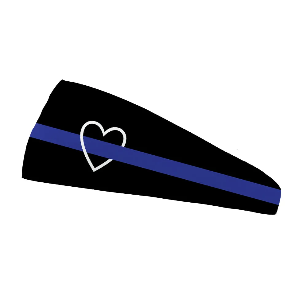 Thin Blue Line Heart