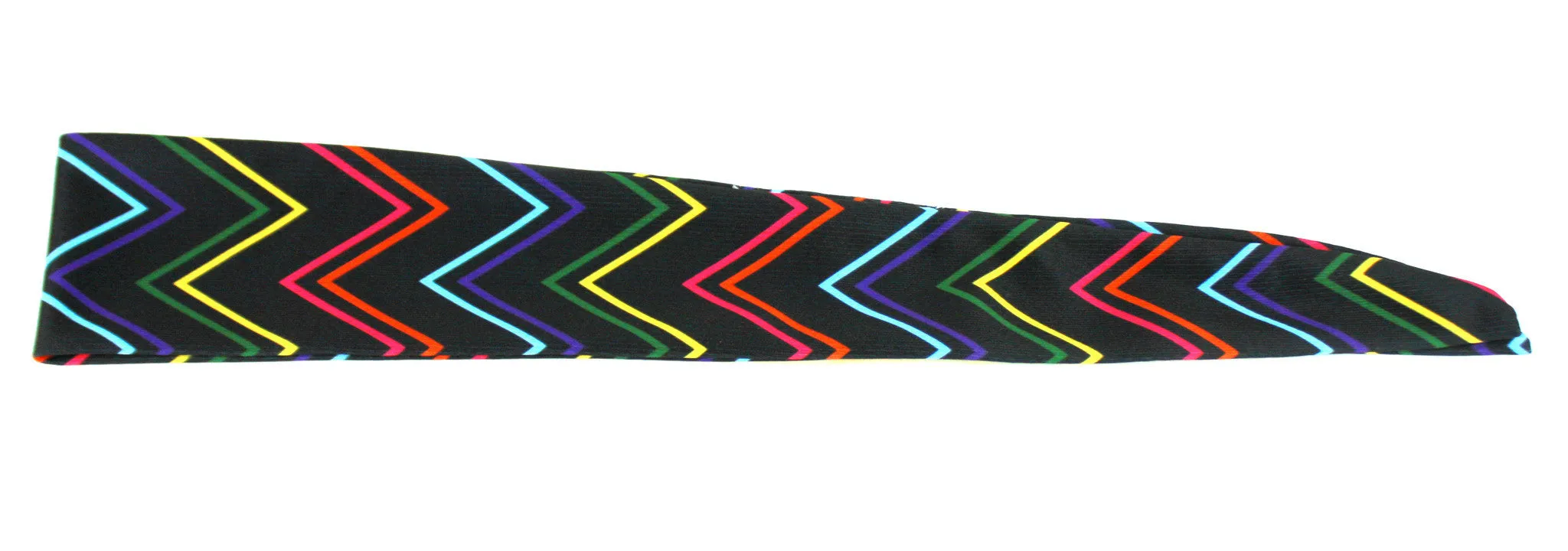 Tie Back Chevron Skinny Neon Multi (SKU 7533)