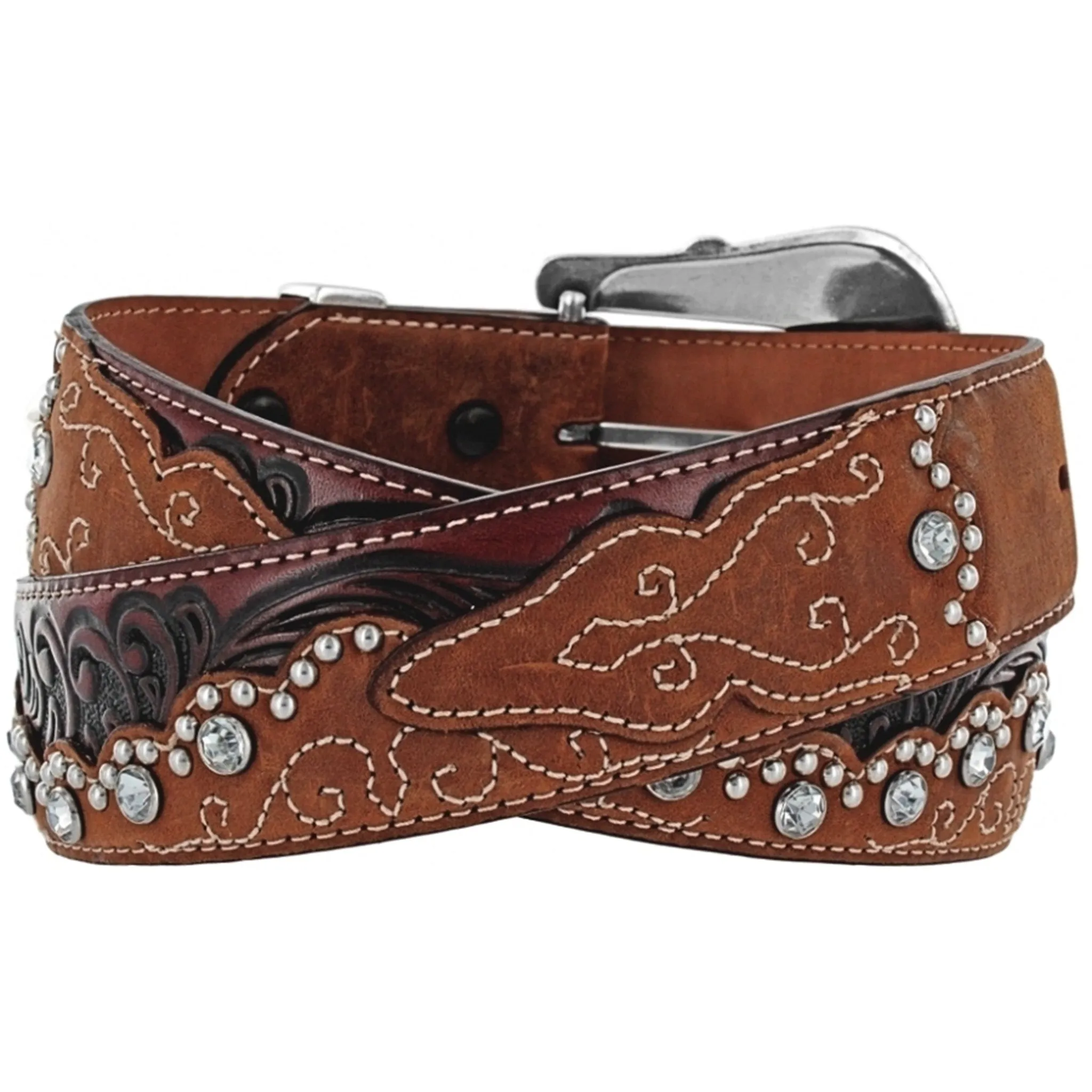 Tony Lama Women's Kaitlyn Crystal Belt