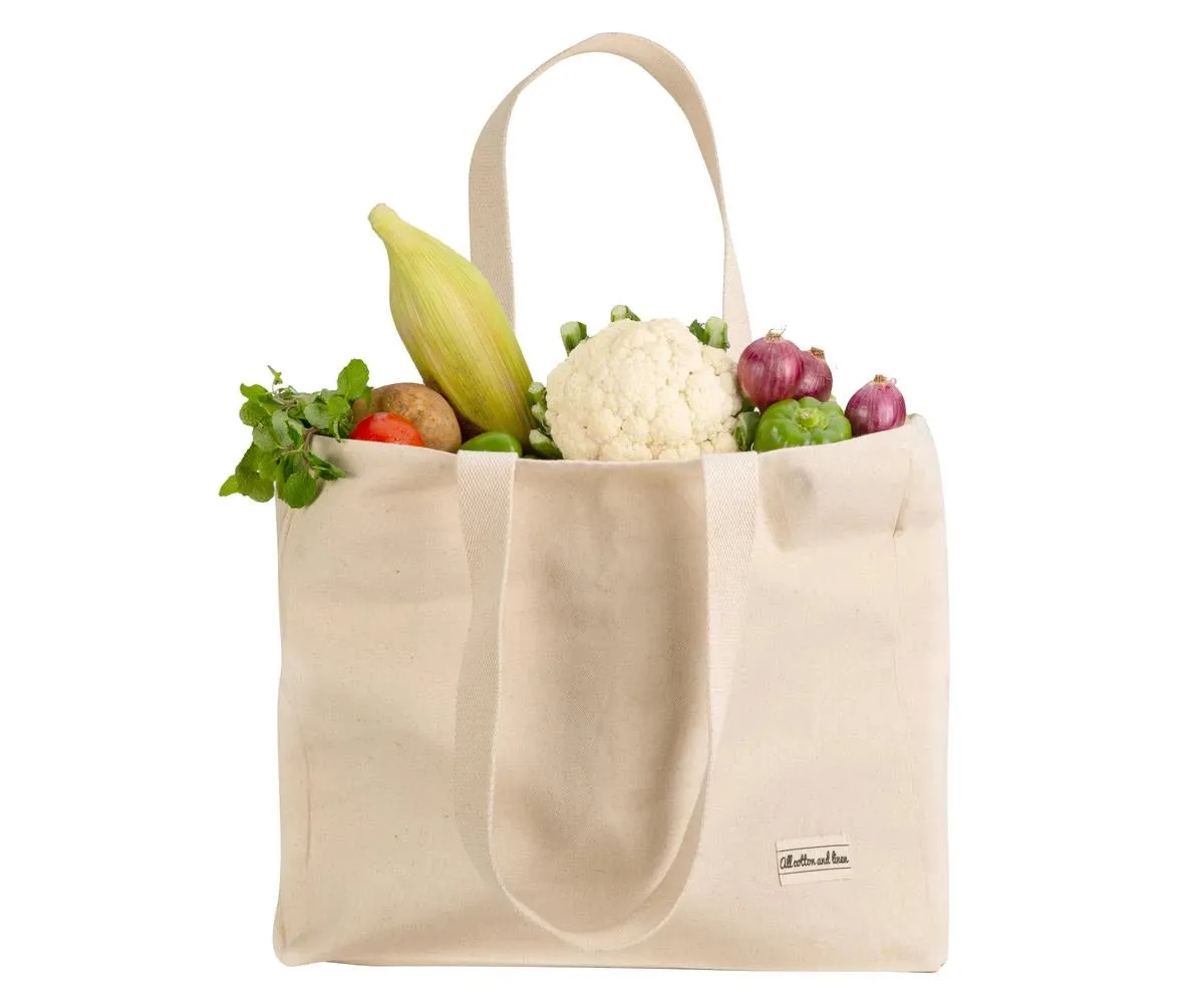 Tote Bag - Grocery Shopping Bags - Canvas Tote Bags