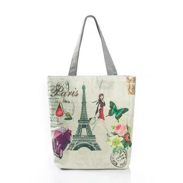 Various Styles Canvas Tote Beach Bags