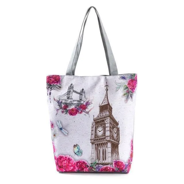 Various Styles Canvas Tote Beach Bags