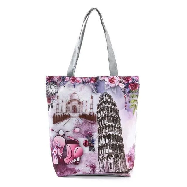 Various Styles Canvas Tote Beach Bags