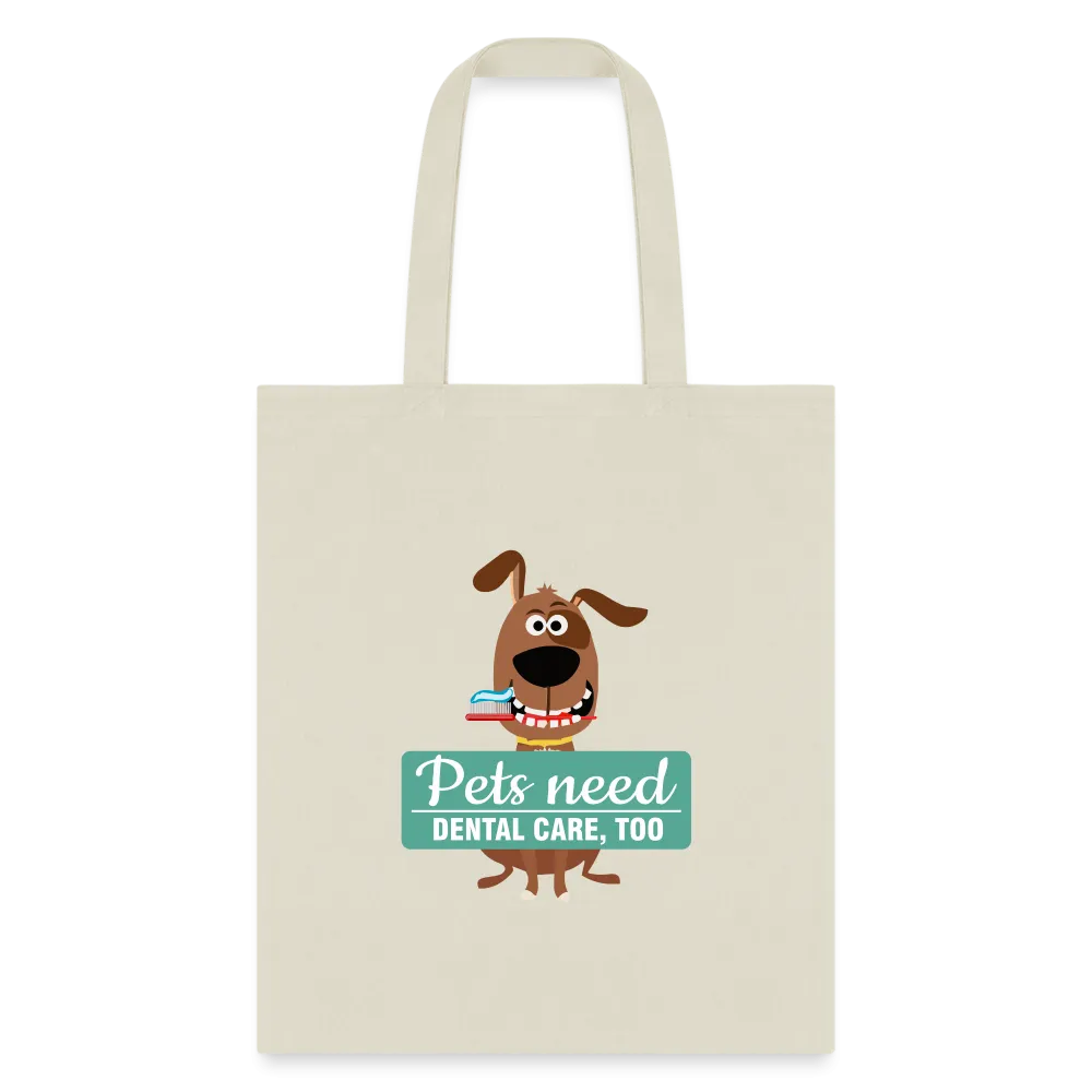 Veterinary - Pet Dental Health Cotton Tote Bag