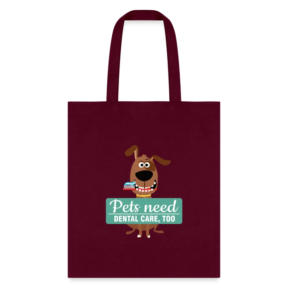 Veterinary - Pet Dental Health Cotton Tote Bag