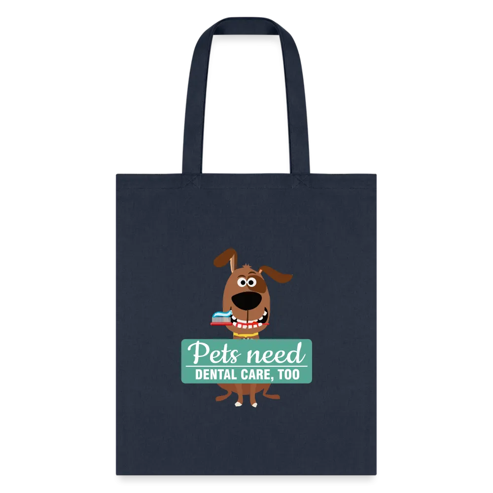 Veterinary - Pet Dental Health Cotton Tote Bag