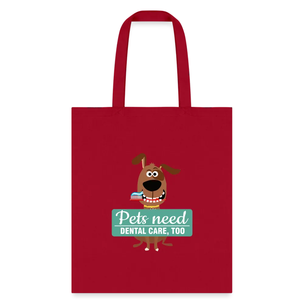 Veterinary - Pet Dental Health Cotton Tote Bag