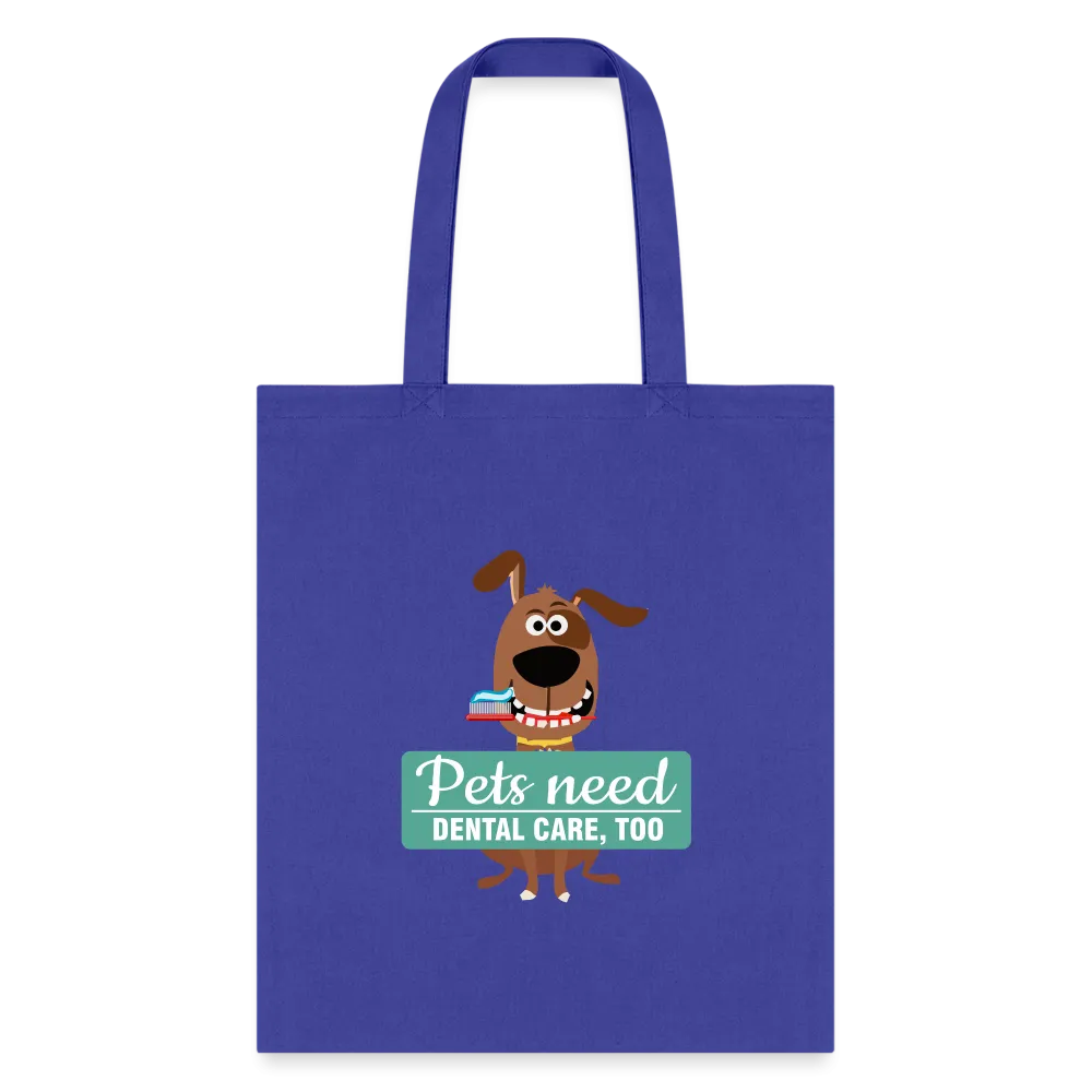 Veterinary - Pet Dental Health Cotton Tote Bag