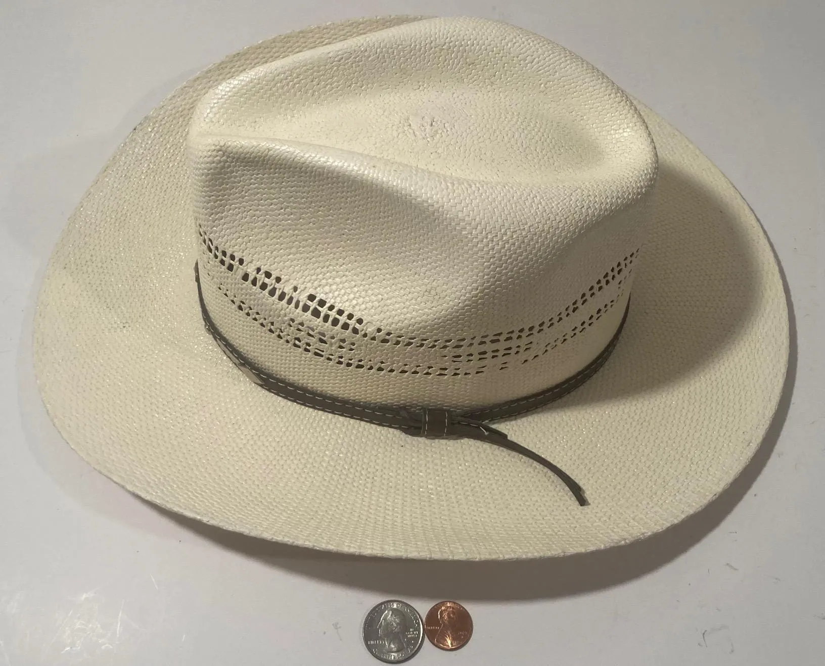 Vintage Cowboy Hat, Michael's Hats, White, Size Medium, Quality, Cowboy, Western Wear, Rancher, Sun Shade, Very Nice Hat