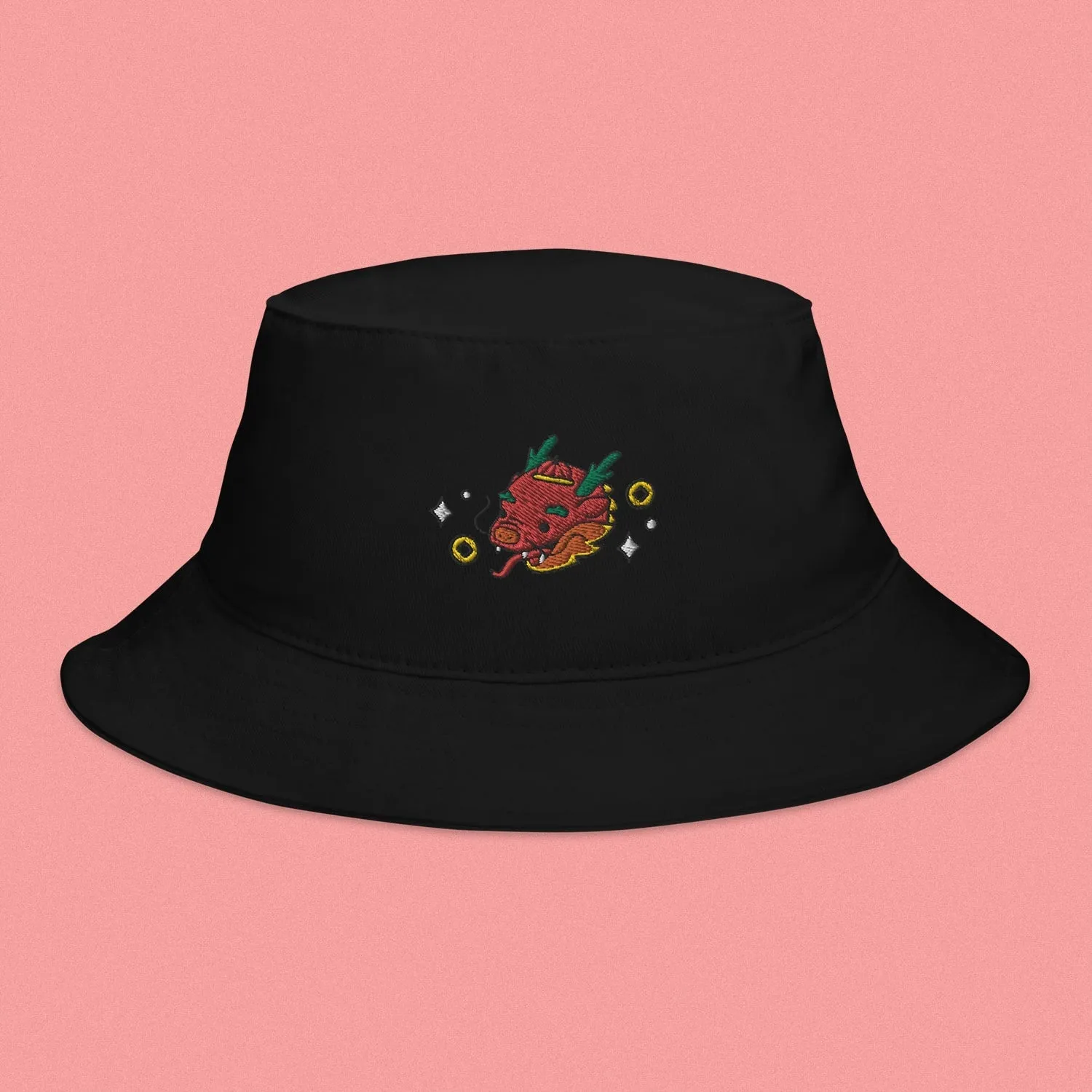 Year of the Dragon Embroidered Bucket Hat