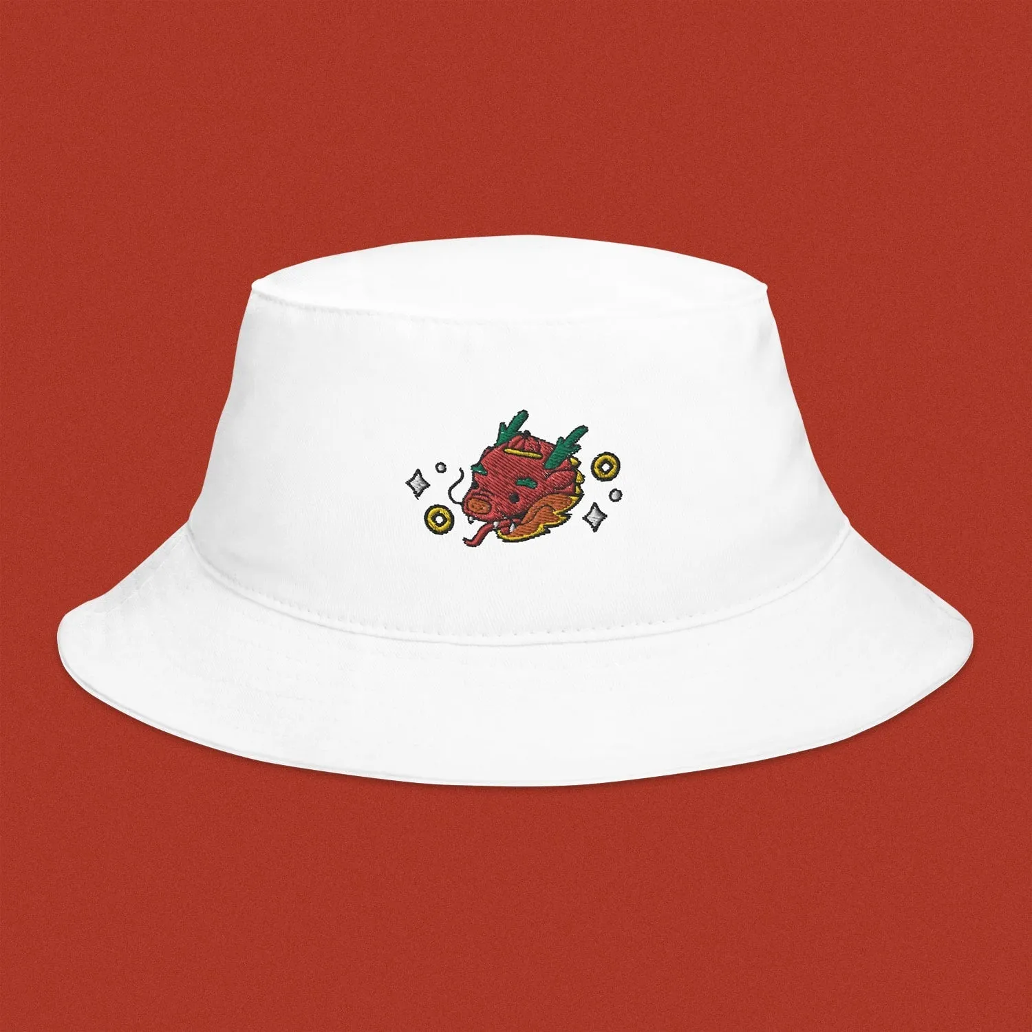 Year of the Dragon Embroidered Bucket Hat