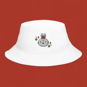 Year of the Rabbit Embroidered Bucket Hat